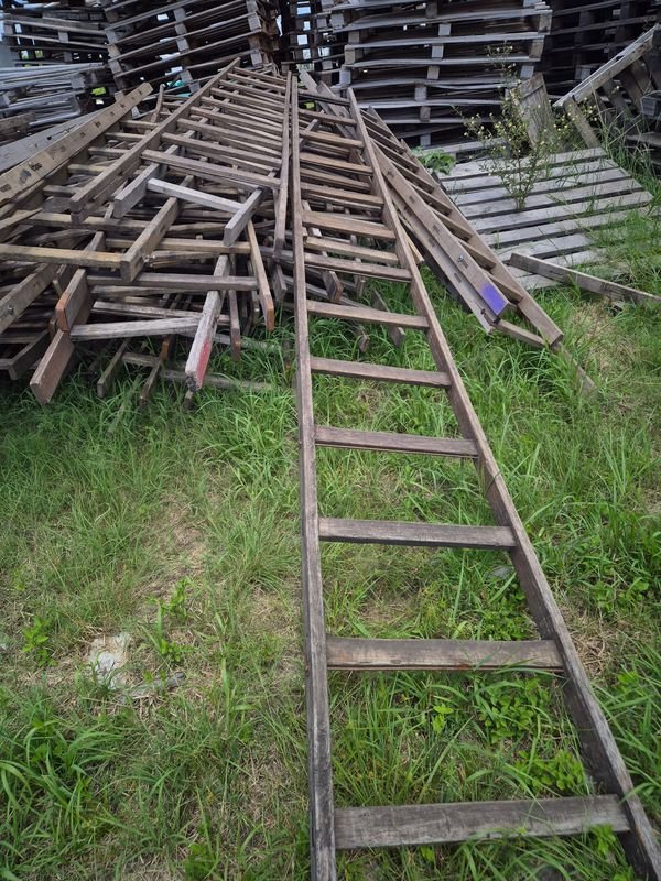 Escaleras de madera para cosecha - Pallets y tablas - imagen 2
