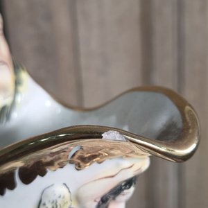 Jarra Ornamental Capodimonte Italiana de Porcelana, 34cm - imagen 4