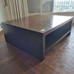 Mesa Ratona Diseño Minimalista con Estante Inferior - imagen 3
