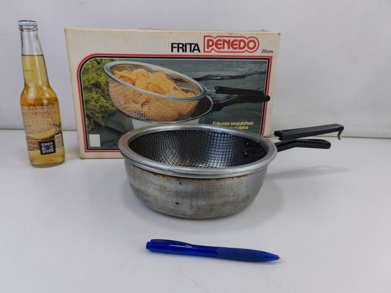 Sarten y cesto colador para frituras en buen estado - imagen 6