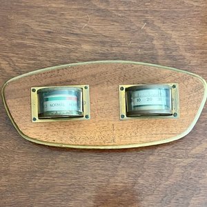 Barómetro de Madera con Termómetro y Higrómetro - imagen 2