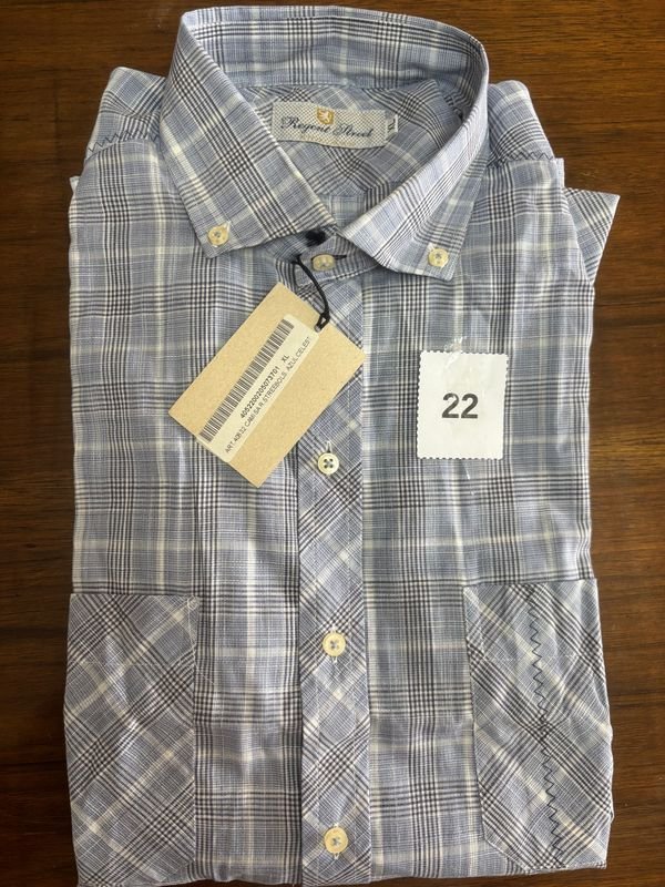 Camisa Rayas Azules Talle XL - Regent Street - imagen 1