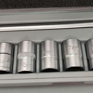 Juego de 9 Bocallaves de 10mm a 19mm con Mango - imagen 3