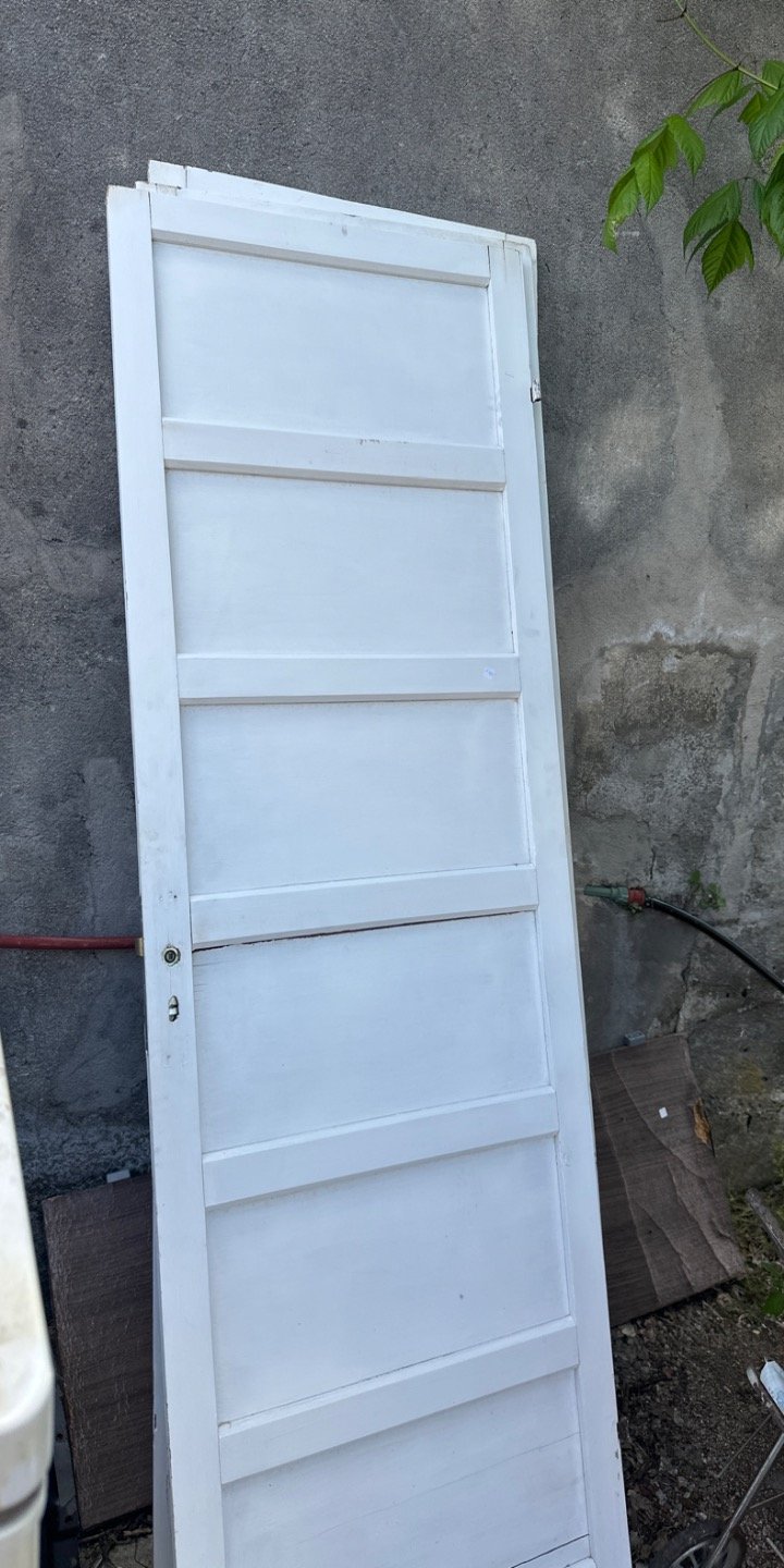 3 Puertas Blancas de Madera