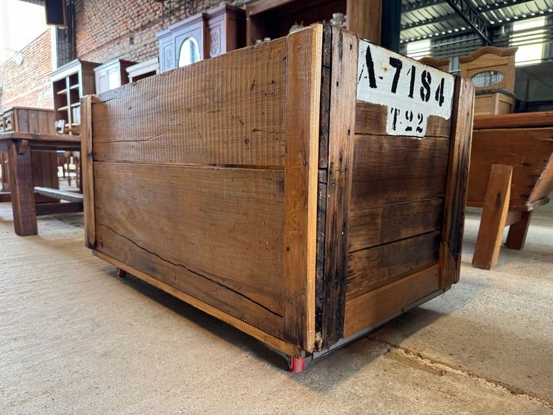Caja de madera con ruedas, excelente estado - imagen 6