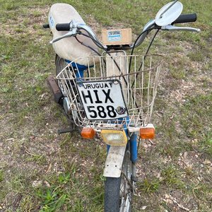 Ciclomotor Liming Azul con Canasto y Asiento Blanco - imagen 9