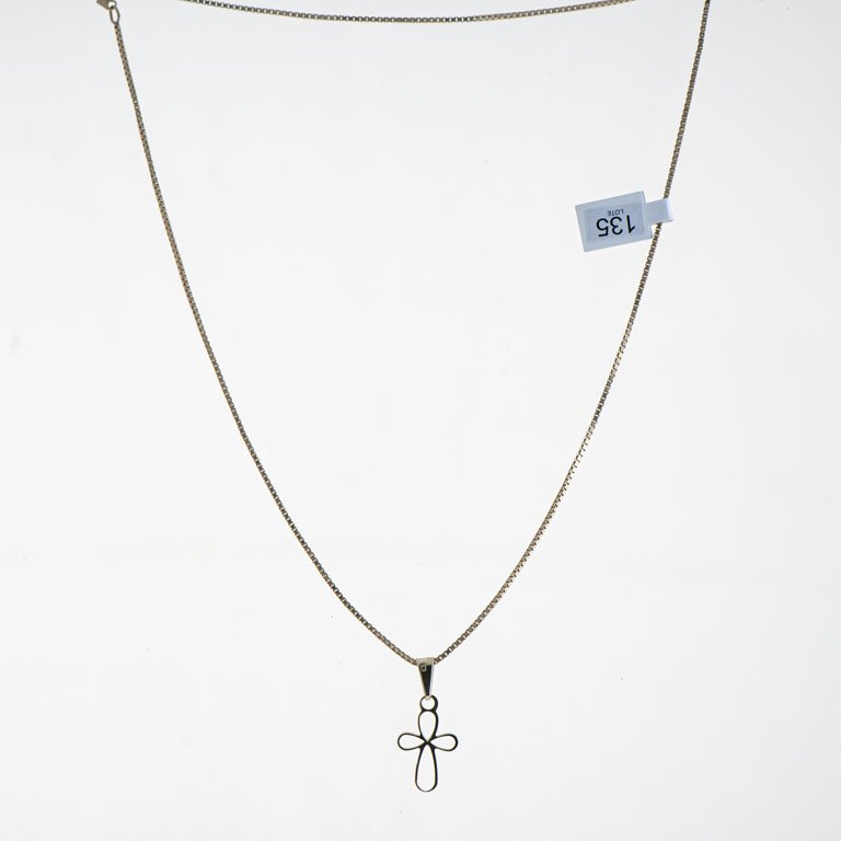 Cadena con cruz de oro 14k - imagen 2