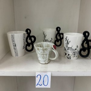 Set de 4 Tazas con Diseño Musical - imagen 2