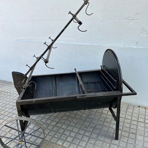 Parrillero Carro con Quemador y Cruz Regulable - imagen 10