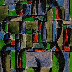 Obra "Pareja" de Manuel Pailos - Tempera sobre Cartón - imagen 1