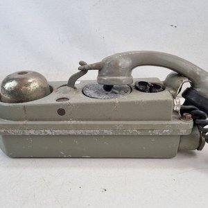 Teléfono de Submarino Hagenuk Kiel WSR Antiguo - Coleccionismo y Decoración - imagen 4