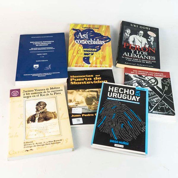Lote de 7 Libros Varios sobre Historia y Cultura Uruguaya - imagen 1