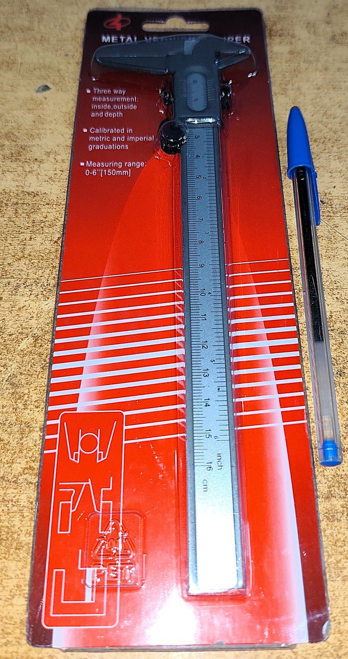Lote anterior: Calibrador de metal vernier nuevo en blister