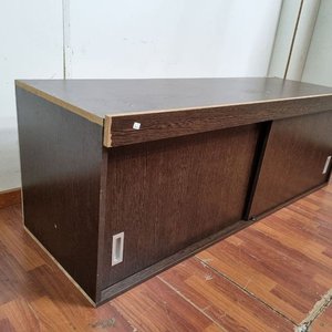 Mueble Modular con 2 Puertas Corredizas Marrón Oscuro - imagen 4