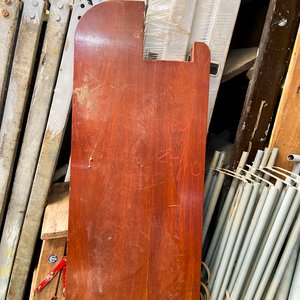 Tapa de Barra de Madera Dura Usada 170 x 33 cm - imagen 3