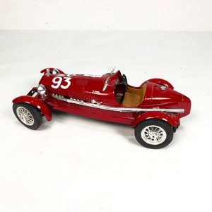Auto a Escala Italiano 1/18 Durago Rojo con Números - imagen 4