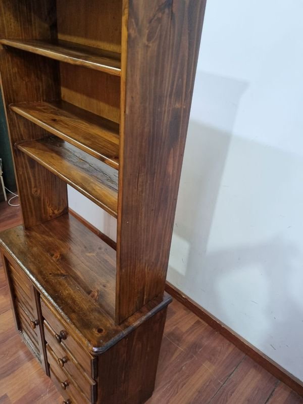 Aparador en Madera con Estantería de Vidrio - imagen 6