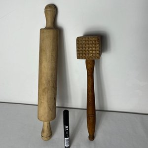 Palote y Martillo de Madera para Milanesas - imagen 6