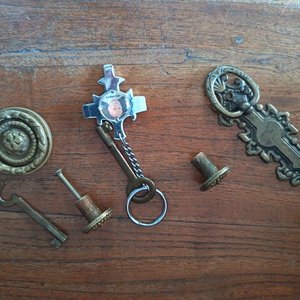 Antiguo Escritorio Secreter con Cortina Enrollar y Cajones - imagen 7