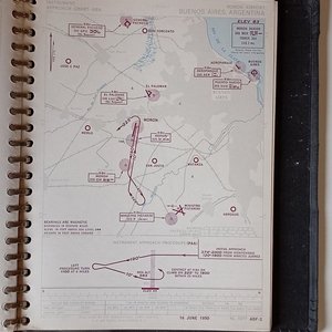 Cartas de Vuelo Instrumentales U.S. Department of Commerce Coast and Geodetic Survey Años 50 - imagen 7