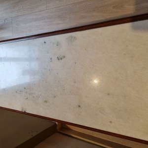 Mesa Ratona Vintage Madera y Mármol Años 60/70 - imagen 4