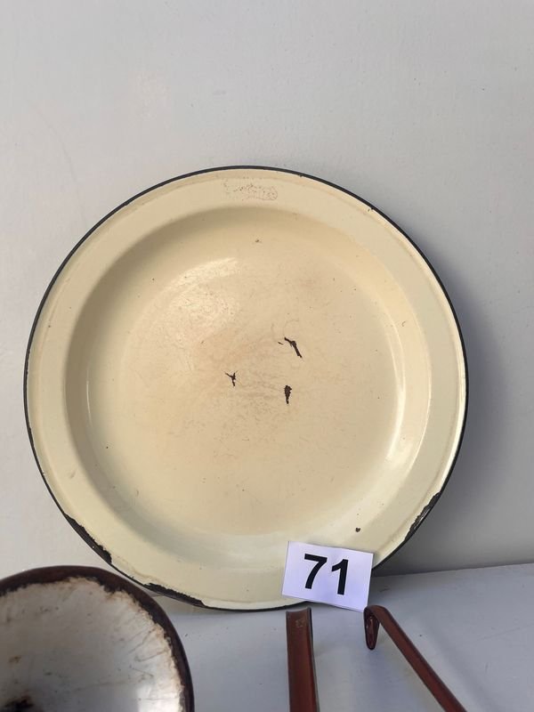Ensalada de cuatro piezas de porcelana con acabado de esmalte - imagen 2