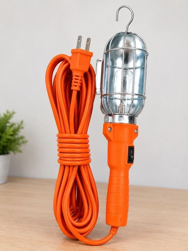 Lámpara de Trabajo Portátil con Cable de 3m y Llave de Encendido