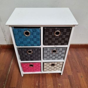 Mueble Organizador Blanco con Cajones de Colores - imagen 2