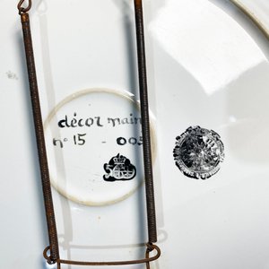 Lote de 4 Platos Decorativos con Escudos Nacionales e Internacionales - Industria Uruguaya - imagen 6
