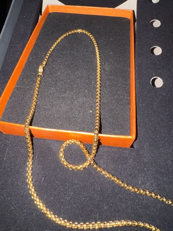 Cadena Dorada Estilo Rolo - Joyería y Accesorios Varios Diseños