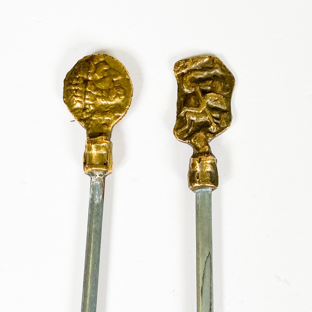 Brochetas con figuras de bronce - imagen 3
