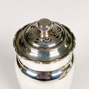 Cernidor de Plata 925 Antigua con Tapa - imagen 3