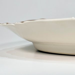 Plato de Porcelana Francesa Haviland Limoges con Guarda Dorada y Espigas - imagen 2