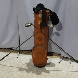 Bolso de Cuero para Golf con 2 Maderas y Cubrepalos - imagen 1
