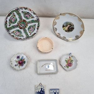 Lote de 8 Piezas: Platos Decorativos, Ceniceros Publicitarios y Azulejos Holandeses - imagen 3