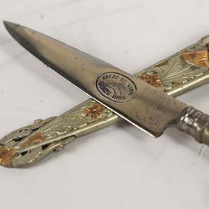 Cuchillo Criollo con Mango de Platería y Hoja Guazú Birá - imagen 2