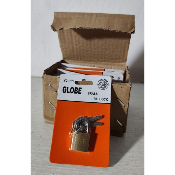 4 Cajas con 48 Candaditos de Bronce Globe 20mm Nuevos