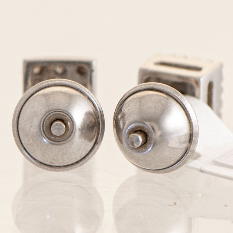 Par de tornillos oro con brillantes - imagen 2
