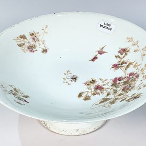 Plato de Porcelana Limoges para Masas con Decoración Floral - imagen 2