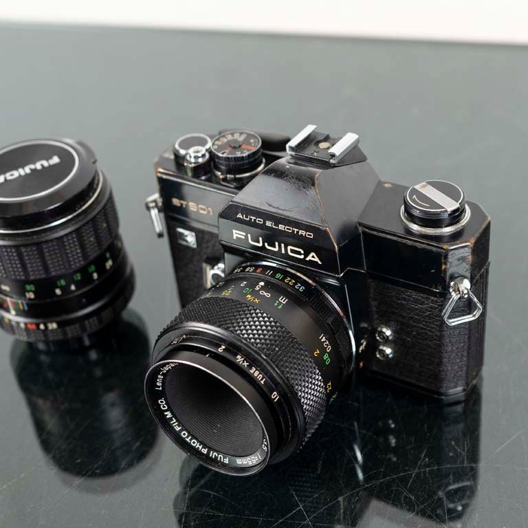 Cámara reflex Fujica ST 901 con lentes Fujinon - imagen 2