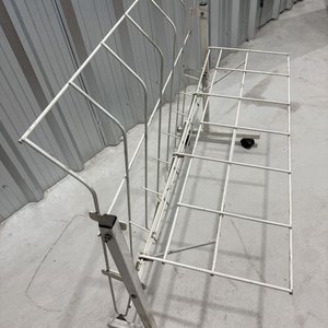 Tendedero Plegable con Ruedas Blanco - imagen 3