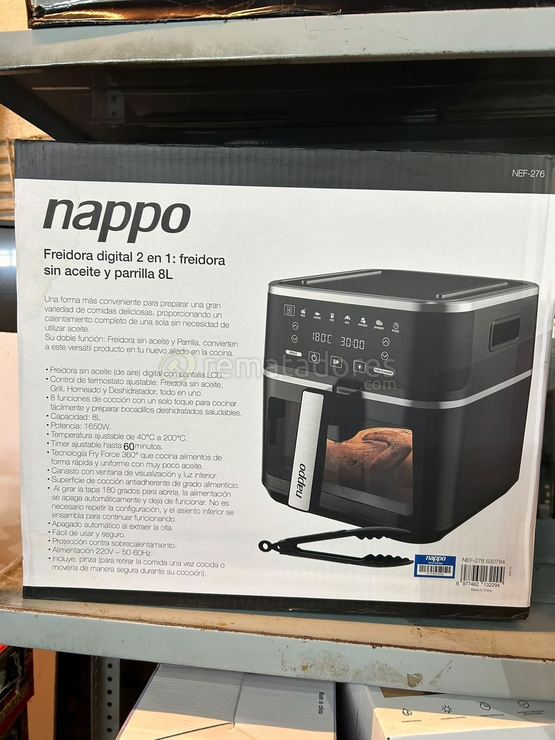 Freidora de Aire Digital Nappo 8L