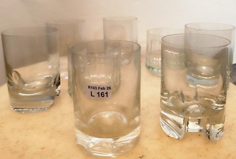 Lote anterior: Colección de vasos de whisky en cristal claro