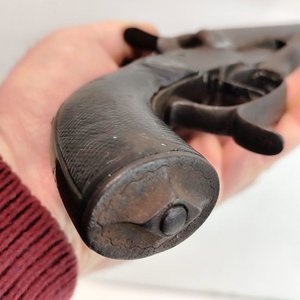 Pistolón Antiguo Doble Caño Sistema Lefaucheux Siglo XIX - imagen 4