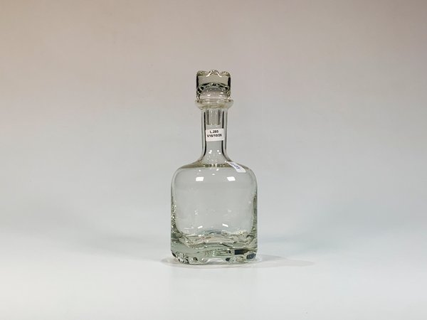 Botellón de Vidrio Transparente con Tapón Circular