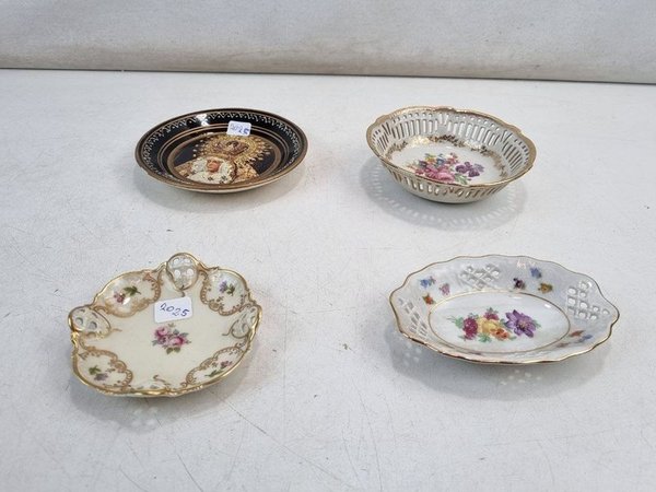 Set de 4 Platillos Decorativos de Porcelana Alemana Rosenthal y Eisenberg - imagen 1