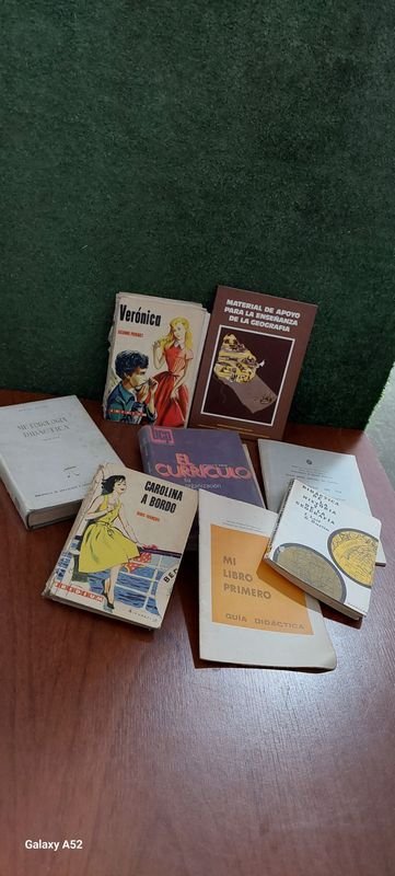 Lote siguiente: Colección de libros antiguos en diferentes tamaños y colores
