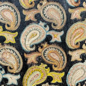 Paravant de Caña con Tapizado Vegetal Estilo Paisley - imagen 3