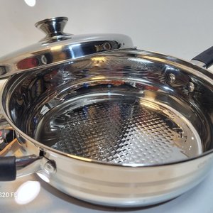Set de 2 Ollas de Acero Inoxidable Grünhof con Tapa - imagen 8