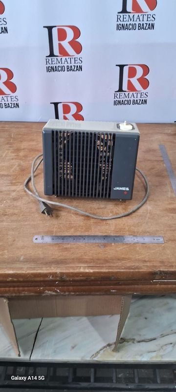 Caloventilador James Blanco y Gris